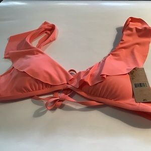 Swimsuit Top Medium Peach Guava NWT Cremieux